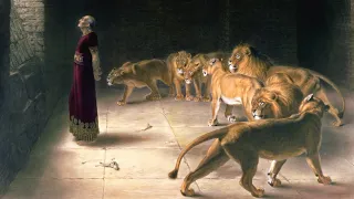 Briton Rivière — Daniel's Answer to the King — 1 Hour Painting Screen [4K-HD- HQ-LED] (@brainkeys)