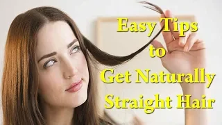 Home Remedies to Get Straight Hair | Magical Hair Mask | Easy Tips to Get Naturally Straight Hair