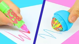 12 DIY Weird Back To School Supplies You Need To Try / 12 Back To School Pranks!