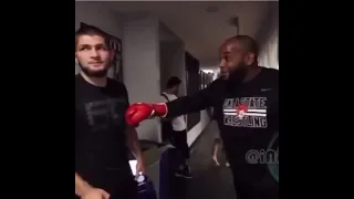 Khabib get mad at DC over Detail!!! #khabib #dc #ufc