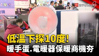 低溫下探10度! 暖手蛋.電暖器保暖商機夯｜#寰宇新聞 @globalnewstw