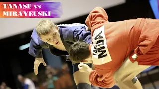 TANASE Artur vs MIRAYEUSKI Ihar. -58 kg. European Youth and Junior SAMBO Championships 2022