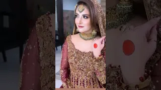 Hiba Qadir new Bridal shoot video😍❤ #trending #celebrity #ytshorts #shoot