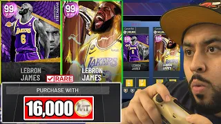 I GOT THE NEW 99 OVR DARK MATTER LEBRON JAMES FOR 16K MT AND HE IS THE BEST IN NBA 2K22 MYTEAM