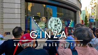 4K Japan walking in Ginza October 2023