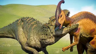 ALL LARGE & MEDIUM DINOSAURS BATTLE ROYALE  - Jurassic World Evolution 2