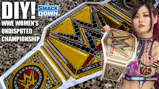 HOW TO MAKE WWE WOMEN'S UNDISPUTED CHAMPIONSHIP BELT AT HOME