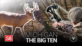 BIG MICHIGAN BUCK with a bow! (Shot 4 Times!) | The Rise Hunt | Segment Eight