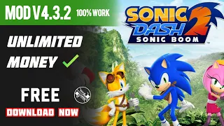 Sonic Dash 2 (Sonic Boom) Mod Apk 3.4.2 • Unlimited Money | 100% Work