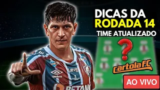 LIVE DA RODADA 14  TIME 100% ATUALIZADO CARTOLA FC 2023