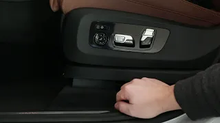 2019 BMW X5: Seat Adjustment