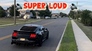 Loudest S550 exhaust setup: (Startups, Revs, flybys) Ford performance by borla/ SP Headers!