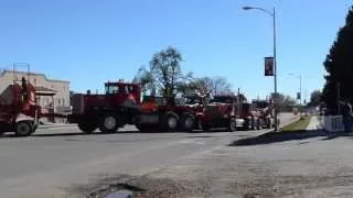 Utah's largest truck load making the turn in Blanding Utah