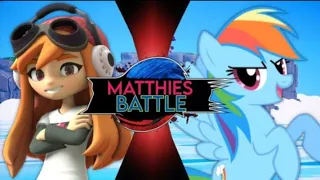 Matthies Battle: Meggy Spletzer VS Rainbow Dash Alternative Ending
