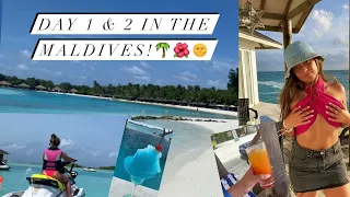 DAY 1&2 IN THE MALDIVES!