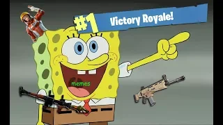 Recognizable Fortnite Moments Portrayed By Spongebob