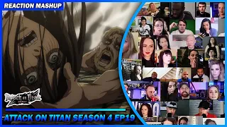 [Full Episode] Attack on Titan Season 4 Episode 19 Reaction Mashup | 進撃の巨人 Shingeki no Kyojin s4ep19