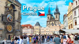 Prague 4K Old Town - walk through the best parts of downtown