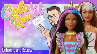 Unboxing: Barbie Color Reveal Peel | Unicorn & Mermaid Fashion Surprise Sets