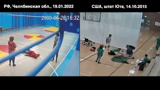 Остановка сердца на физкультуре Россия vs США