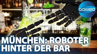 Der Roboter zeigt sein Können! Die erste Roboterbar in München | Galileo | ProSieben