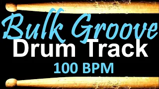 Bulk Groove Drum Track - 100 BPM, Drum Tracks for Bass Guitar Backing, Instrumental Drums Beats 🥁483