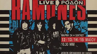 Ramones - Rodon Club (Athens, Greece 13-05-1989)