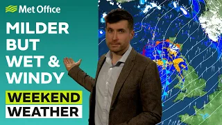 Weekend weather 18/01/2024 – Potentially turning stormy – Met Office weather forecast UK