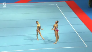 Evie Jaggers & Amelie Noyce (GBR) - 2023 ACRO EAGC silver medallists, 11 - 16