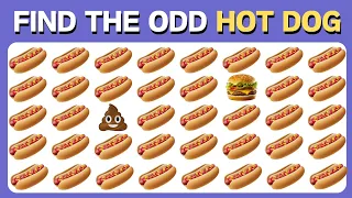 Find The ODD One Out 🍔 Find The ODD Emoji Out | Fast Food Emoji Quiz | Easy, Medium, Hard, Legendary