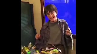 Как снимали сцену со сладостями в поезде в Гарри Поттер