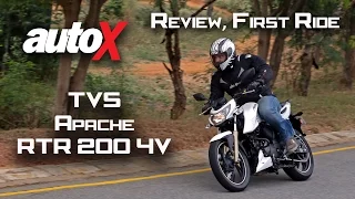 TVS Apache RTR 200 4V | Review | First Ride | autoX