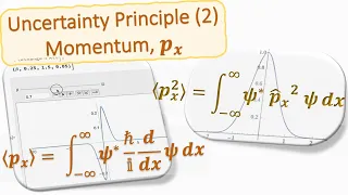 Expectation Values and Uncertainty: Momentum, pₓ