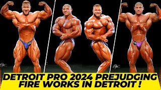 Detroit Pro 2024 prejudging + Fire works in DETROIT ! Goodvito vs Martin Fitzwater