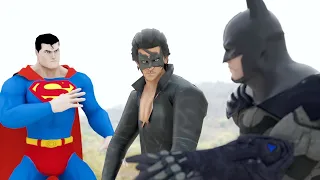 Krrish 4 vs Superman vs Batman | Bollywood vs  Hollywood DC marvel |Epic Hero Films