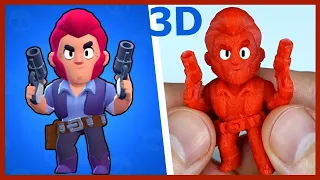 Кольт Brawl Stars из 3D принтера. KINGROON KP3S 3D Printer.