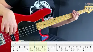 Bruno Mars ft. Mark Ronson - Uptown Funk (bass cover)(play-along with tabs)