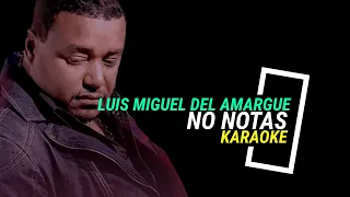 Luis Miguel Del Amargue no notas Karaoke