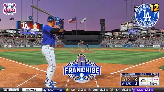 MLB The Show 23 Los Angeles Dodgers vs San Diego Padres | Franchise Mode #12 | Gameplay PS5 60fps HD