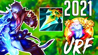 OP URF ITEM ONE SHOT TANKS + PENTAKILL - URF 2021 Best Moments #8