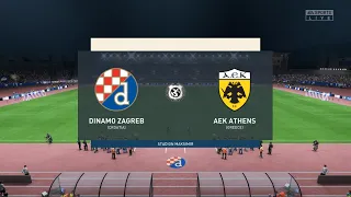 Dinamo Zagreb vs AEK Athens | 2023-24 UEFA Champions League | FIFA 23