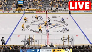 NHL LIVE🔴Toronto Maple Leafs vs Nashville Predators - 19th March 2022 | Highlights Full match NHL22