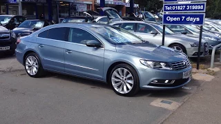 SOLD...FOR SALE . 2013 63 VW PASSAT CC 2.0 TDi bluemotion Tech GT, 77,000 miles. £9250.