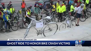 Ghost bikes to honor those killed in bicycle crashes