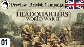 New Game! | Headquarters - World War 2 | British Campaign 01