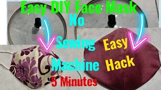 ( # 14 ) Easy DIY Face Mask-No Sewing Machine ( Pleases Share) How To Make Fabric Face Mask At Home