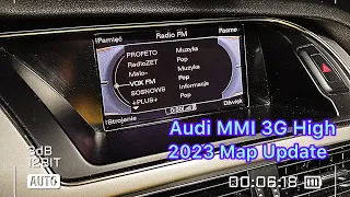 Обновление Карт Навигации Audi | MMI 3G High | 6.36.0 | Audi A4 B8 | Карты 2023 | Maps update