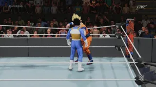 WWE 2K19 Goku vs vegeta Part 2