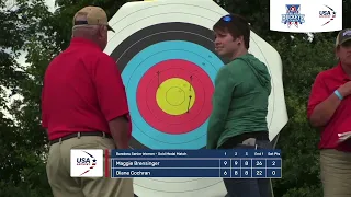 2023 Buckeye Classic Barebow Women's Gold: Brensinger vs. Cochran