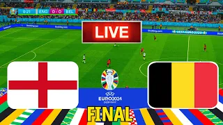 ENGLAND vs BELGIUM || Final UEFA Euro 2024 || Full Match All Goals - Live Football Match || PES 21